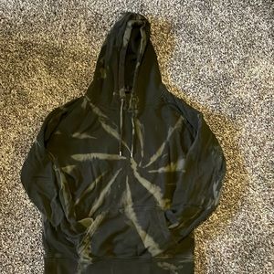🎈Green tie dye hoodie